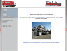 Tablet Screenshot of ema-spezialbaustoffe.de